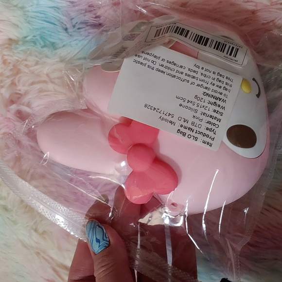 Sanrio 🆕 My Melody Small Silicone Crossbody Bag - Picture 6 of 10
